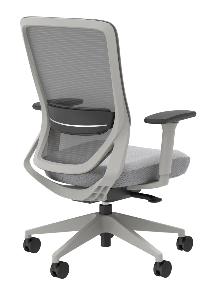 Ella White Mesh Ergonomic Gaslift Chair