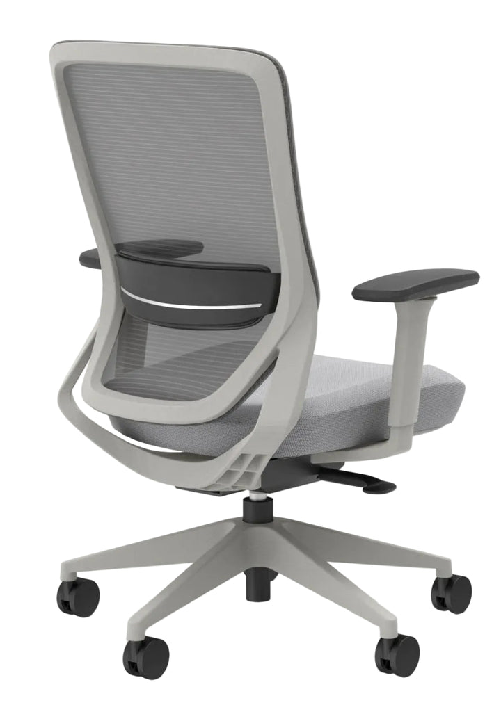 Ella White Mesh Ergonomic Gaslift Chair