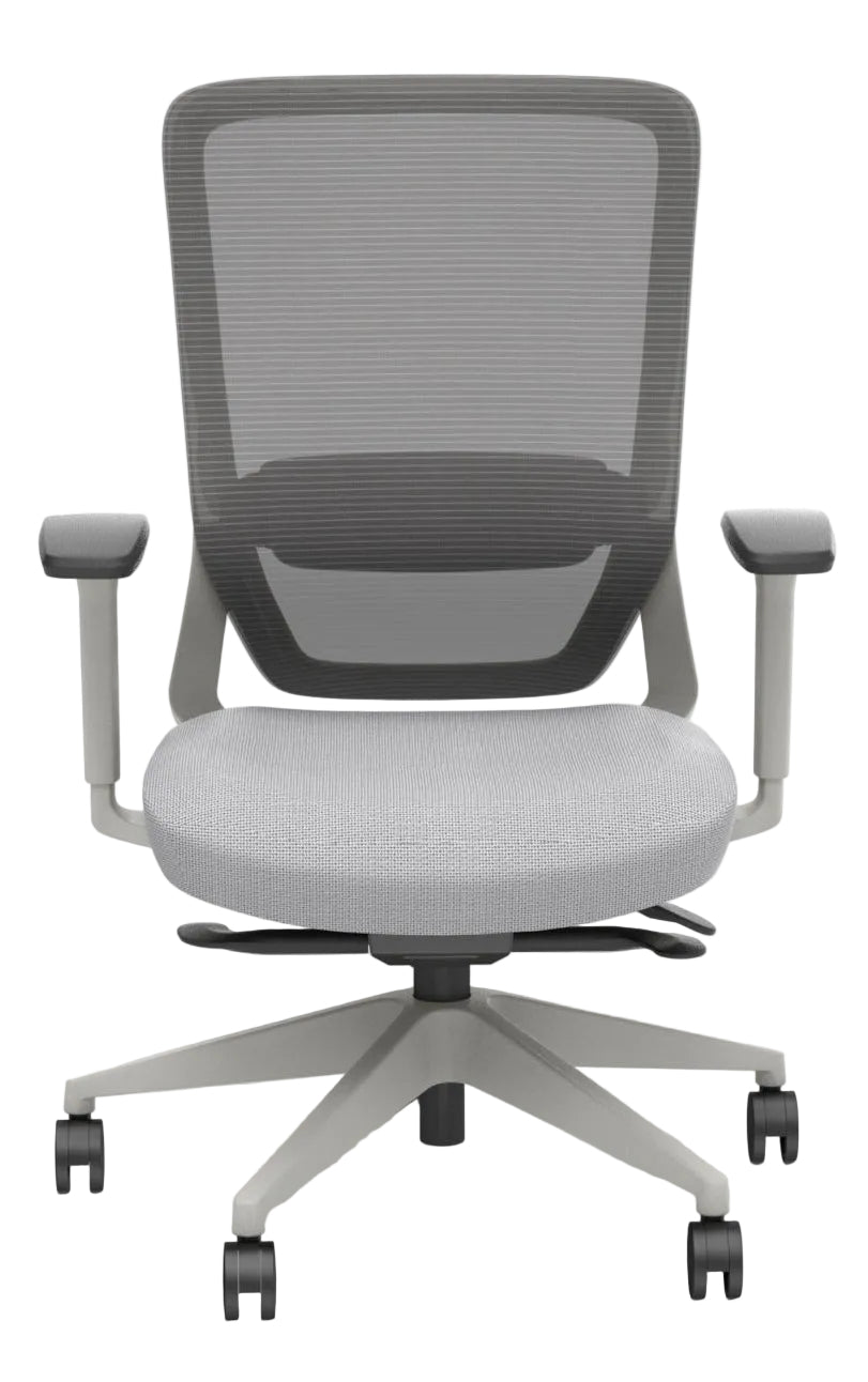 Ella White Mesh Ergonomic Gaslift Chair
