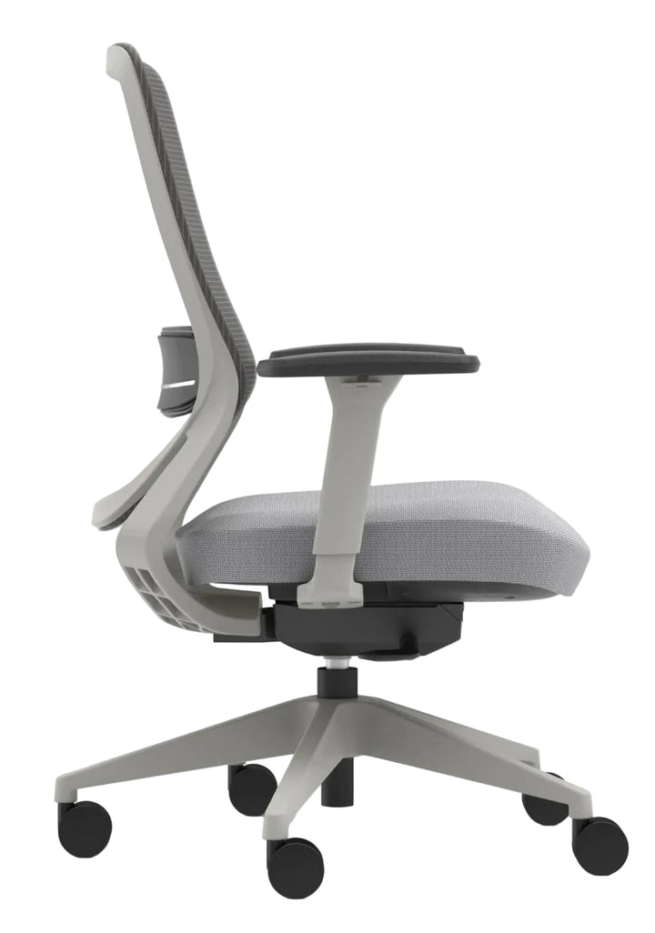 Ella White Mesh Ergonomic Gaslift Chair
