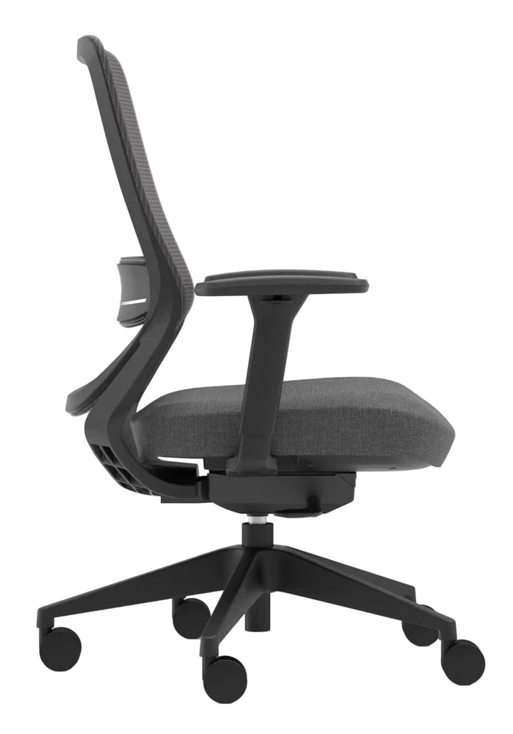 Ella Black Mesh Ergonomic Gaslift Chair
