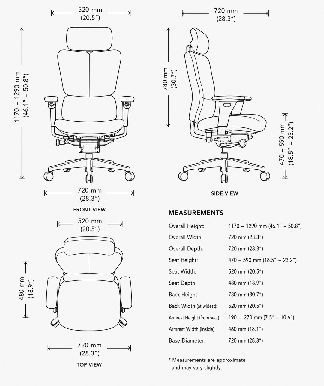 Ergotec Ergonomic Executive Office Chair