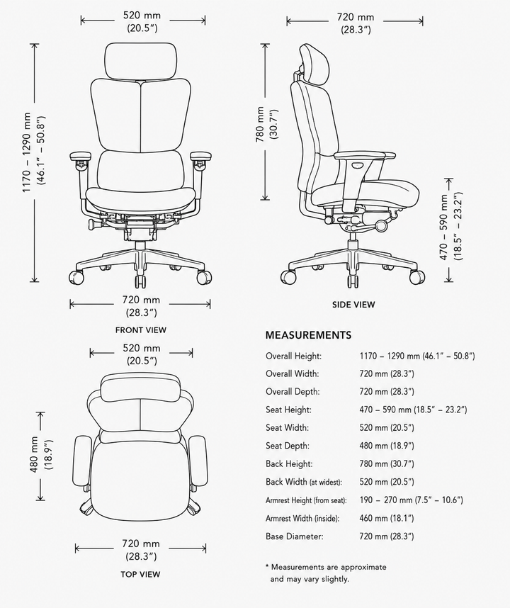 Ergotec Ergonomic Executive Office Chair