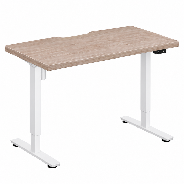 Escalate England Oak Electric Height Adjustable Desk