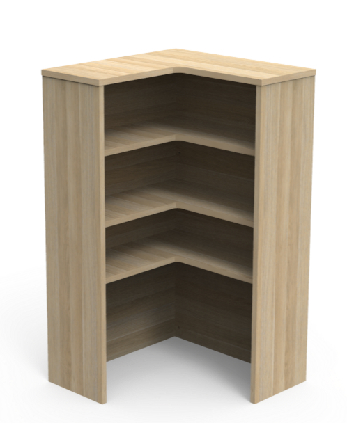 Excel Corner Bookcase Hutch