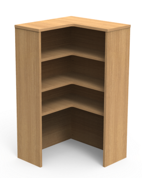 Excel Corner Bookcase Hutch