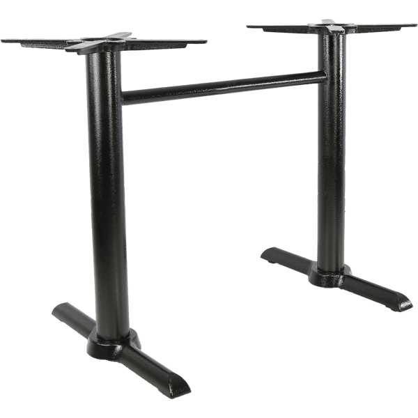 Durafurn Marlo Twin Table Base - Black