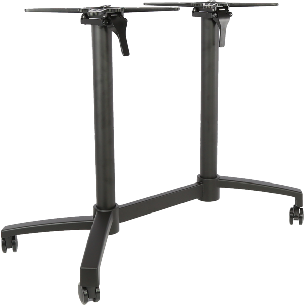 Durafurn Seattle Twin Folding Base with castors - Black (cut down may be required)