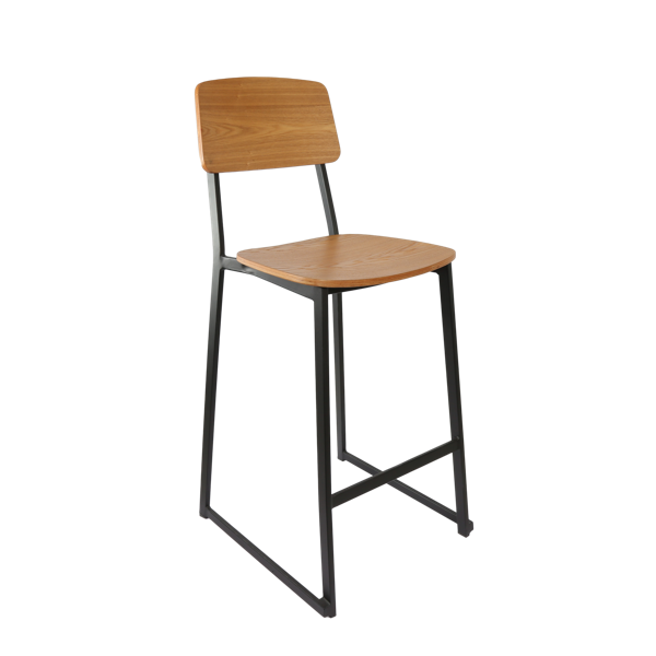 Durafurn Denver Barstool - Natural Ply Seat & Backrest