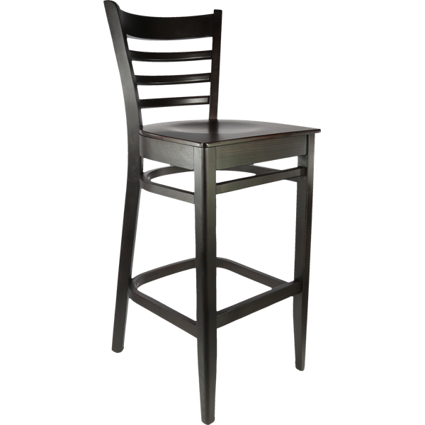 Durafurn Florence Barstool - Chocolate - Ply Seat
