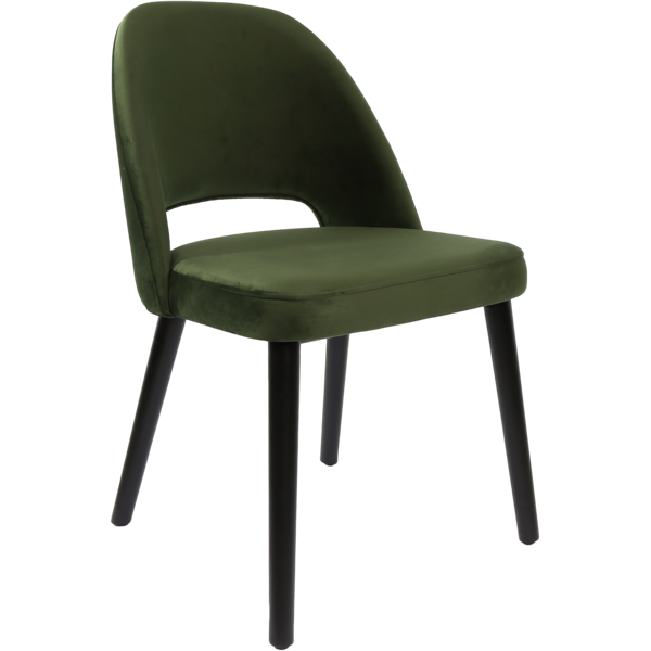 Durafurn Semifreddo Chair - Black Legs/Avocado Velvet