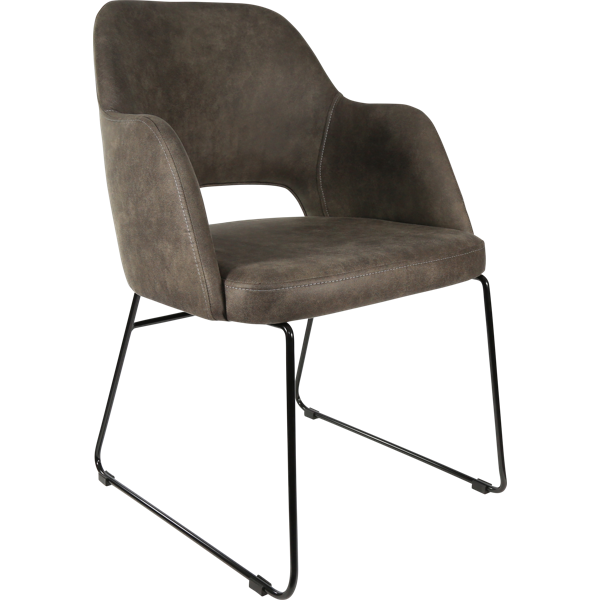 Durafurn Sorbet Chair with Black Sled Base