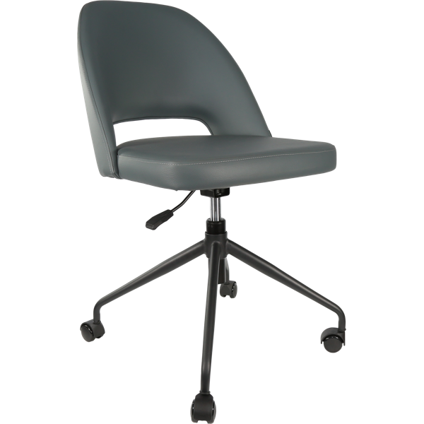 Durafurn Semifreddo Chair - Office/Castor Base/Anthracite Vinyl