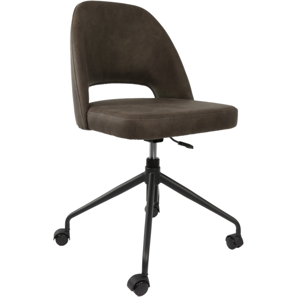 Durafurn Semifreddo Chair - Office/Castor Base/Charcoal Fabric