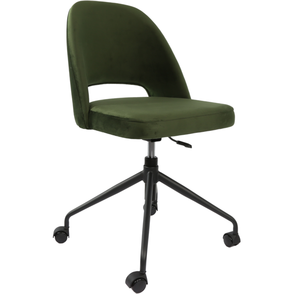 Durafurn Semifreddo Chair - Office/Castor Base/Avocado Velvet