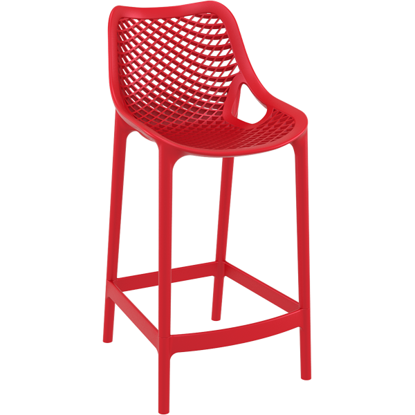 Siesta Air Bar Stool  65cm (Counter Height) - Red