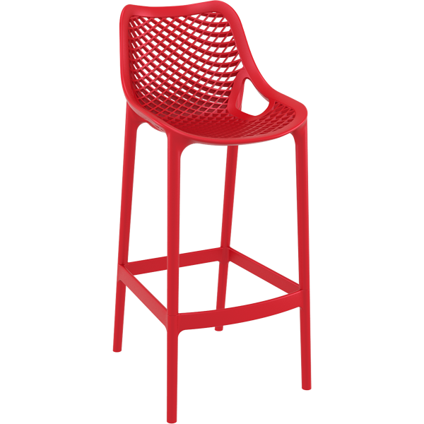 Siesta Air Bar Stool 75cm (Dry Bar Height) (Dry Bar Height) - Red