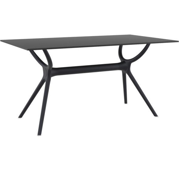 Siesta Air Table 140 - Black (Top & Base)