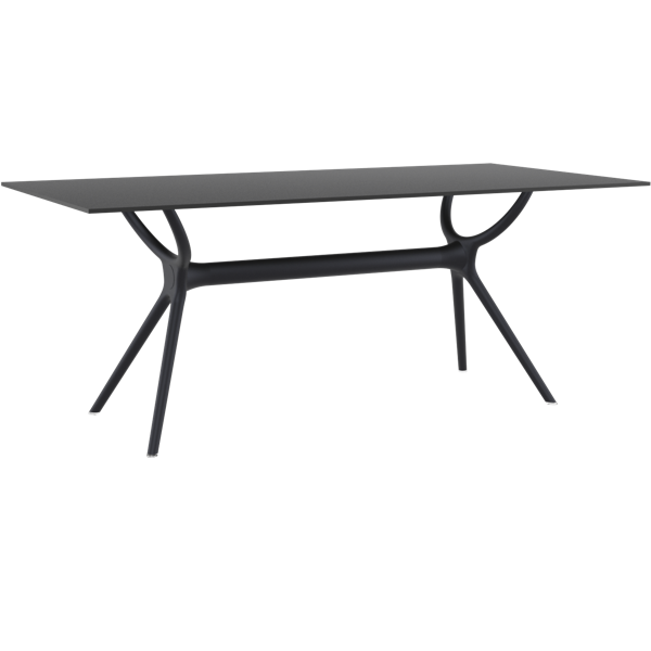 Siesta Air Table 180 - Black (Top & Base)