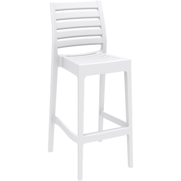 Siesta Ares Bar Stool 75cm (Dry Bar Height) - White