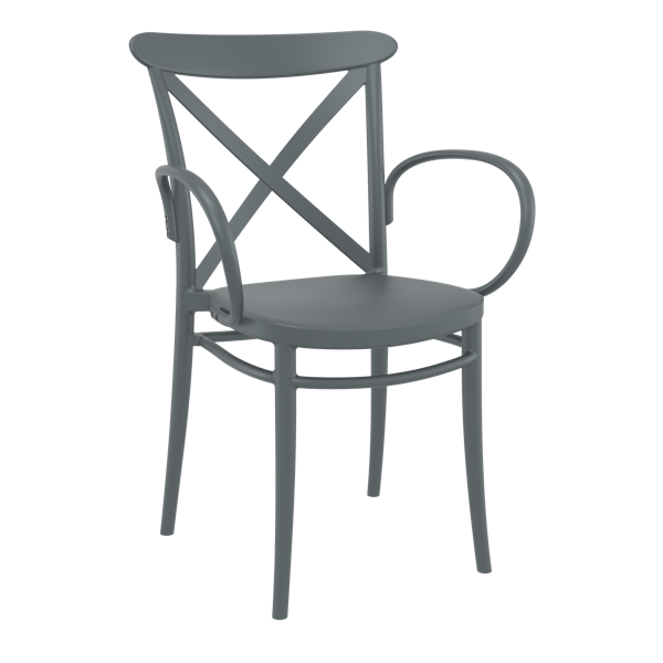 Siesta Cross XL Arm Chair - Anthracite