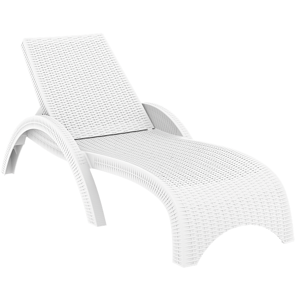 Siesta Fiji Sun Lounger - White
