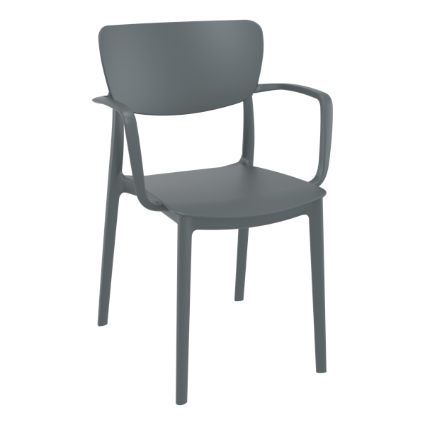 Siesta Lisa Arm Chair - Anthracite
