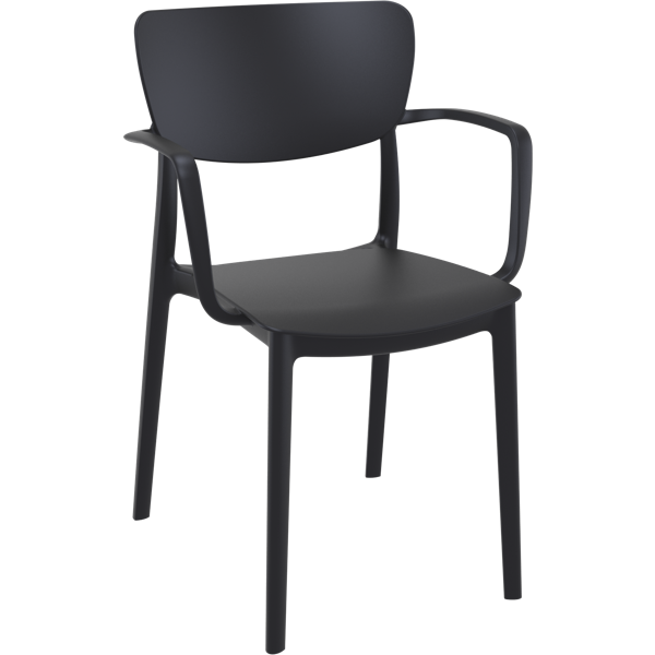 Siesta Lisa Arm Chair - Black