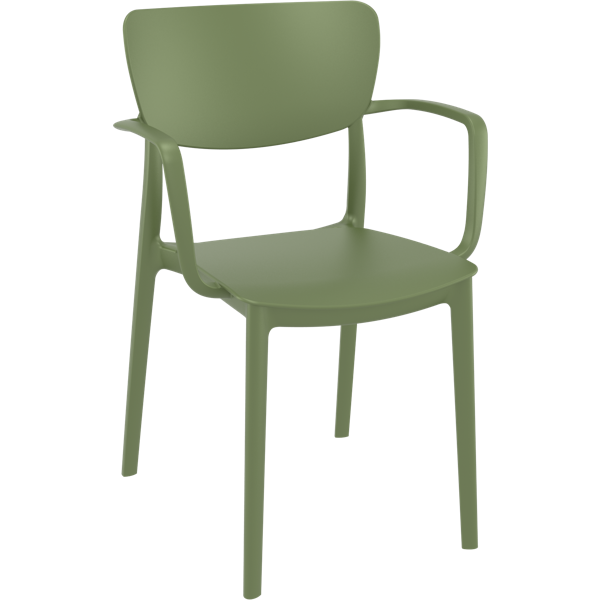 Siesta Lisa Arm Chair - Olive Green