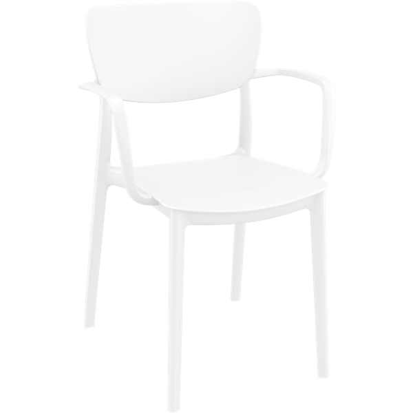 Siesta Lisa Arm Chair - White