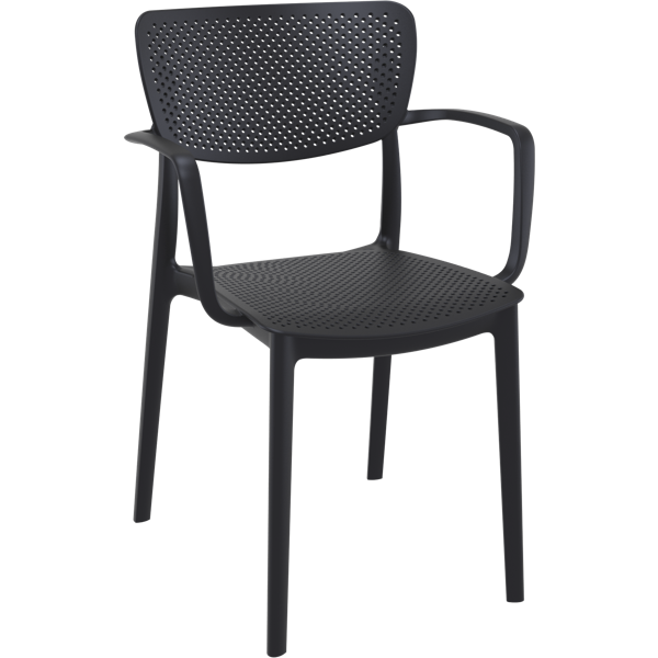 Siesta Loft Arm Chair - Black