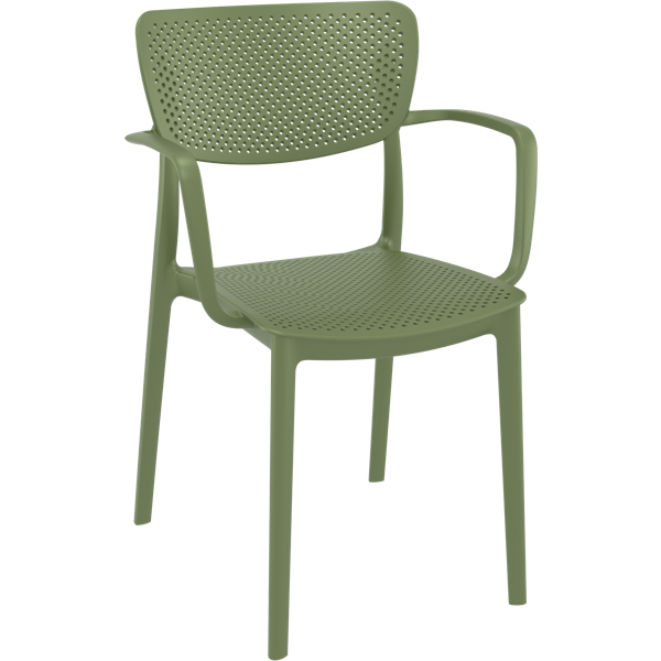 Siesta Loft Arm Chair - Olive Green
