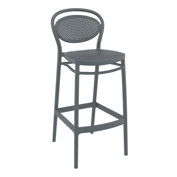 Siesta Marcel Bar Stool 75cm (Dry Bar Height) - Anthracite