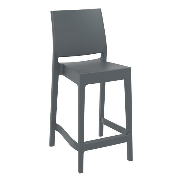 Siesta Maya Bar Stool  65cm (Counter Height) - Anthracite
