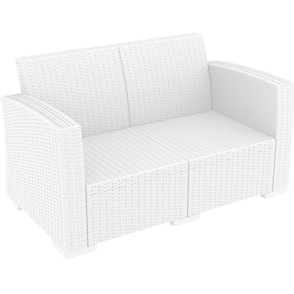 Siesta Monaco Lounge Sofa - White - No cushion