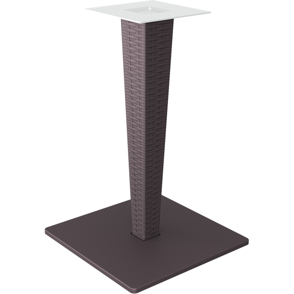 Siesta Riva Table Base - Chocolate