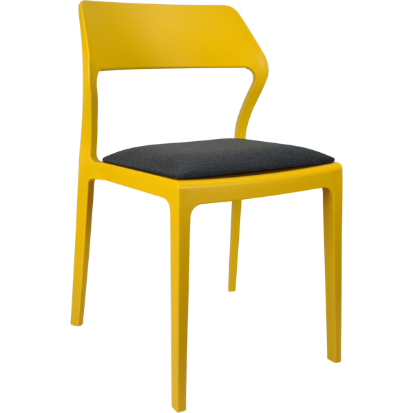 Siesta Snow Chair - Mango with Anthracite Fabric Cushion