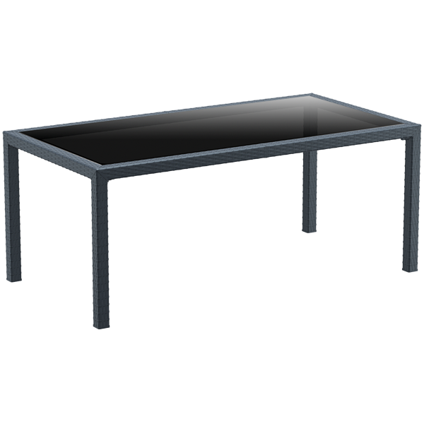 Siesta Tahiti Table 1800 x 940 - Anthracite
