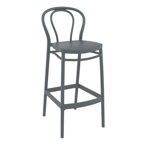 Siesta Victor Bar Stool 75cm (Dry Bar Height) - Anthracite