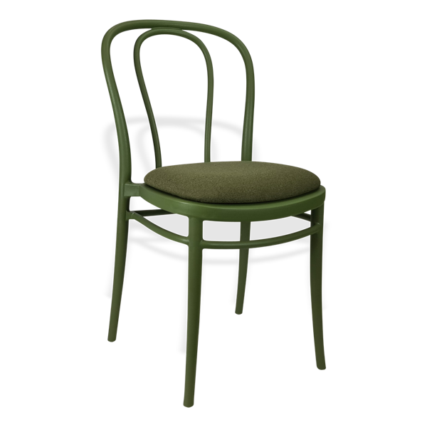 Siesta Victor Chair - Olive Green with Olive Green Fabric Cushion