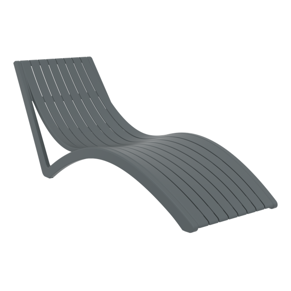 Siesta Slim Sun Lounger - Anthracite