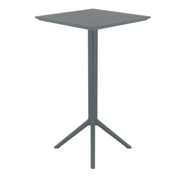 Siesta Sky Folding BAR Table 60 Square - Anthracite