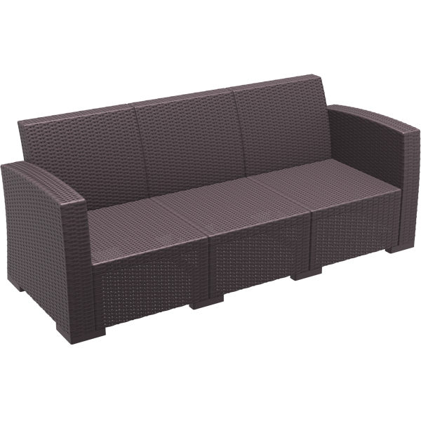 Siesta Monaco Lounge Sofa XL - Chocolate - No cushion