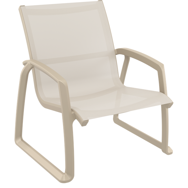 Siesta Pacific Lounge Arm Chair - Taupe