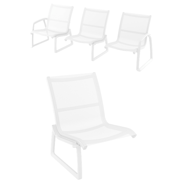 Siesta Pacific Lounge Extension Part - White