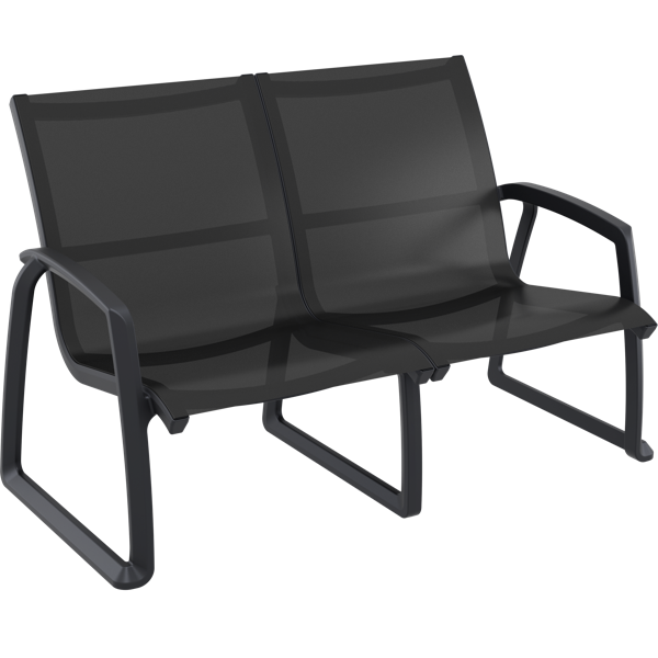 Siesta Pacific Lounge Sofa Arm Chair - Black