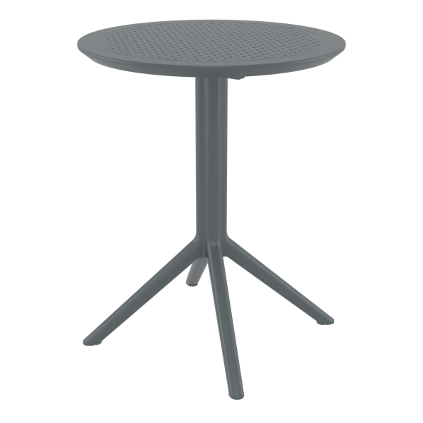 Siesta Sky Folding Table 60 Round - Anthracite