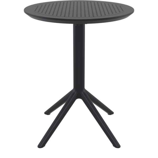 Siesta Sky Folding Table 60 Round - Black