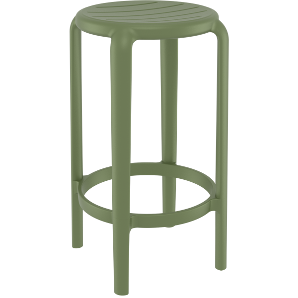 Siesta Tom Bar 65cm (Counter Height) Olive Green