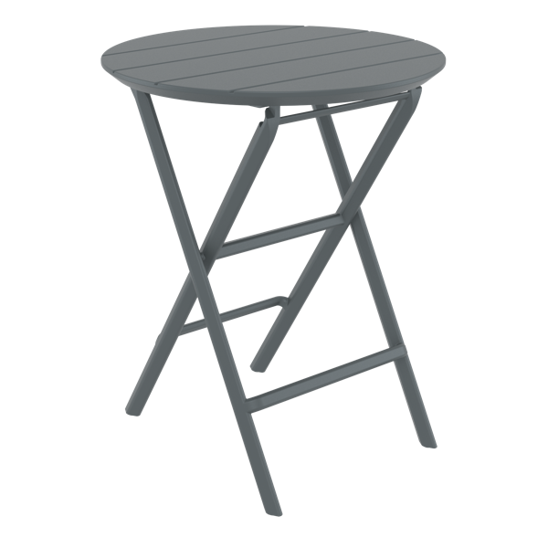 Siesta Helen Folding Table 60 Round - Dark Grey